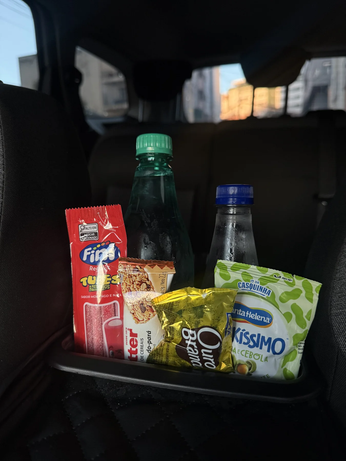 Mimos preparados para a viagem